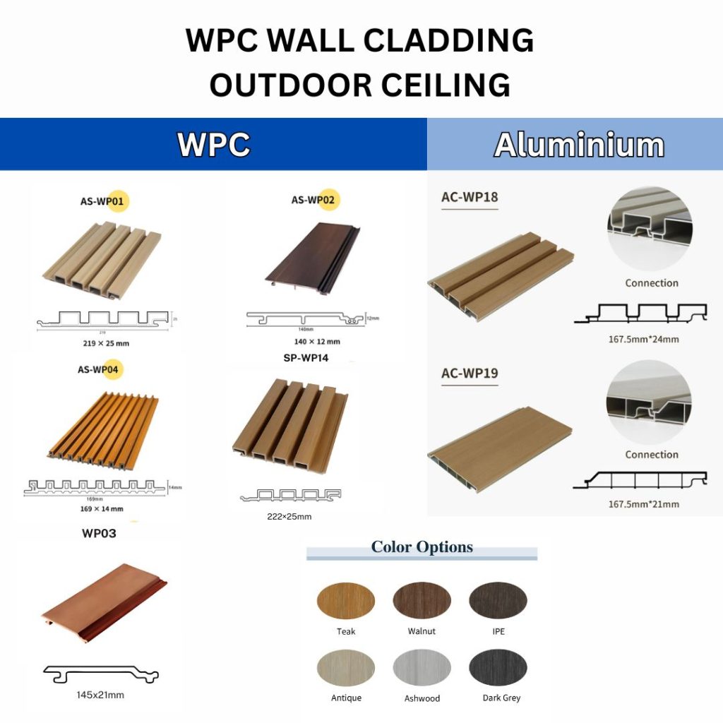 WPC Wall Cladding - Outdoor Ceiling